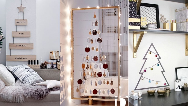 15 ideias criativas para uma árvore de Natal não convencional