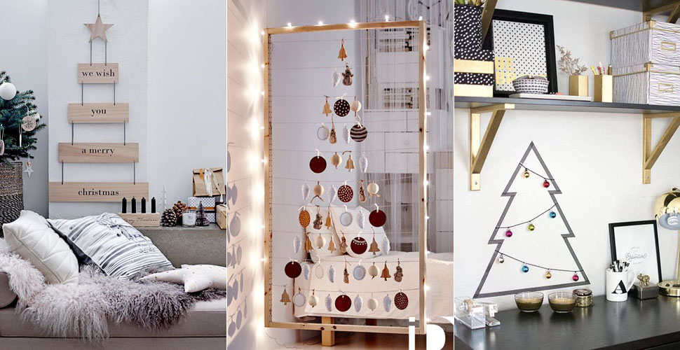 15 ideias criativas para uma árvore de Natal não convencional