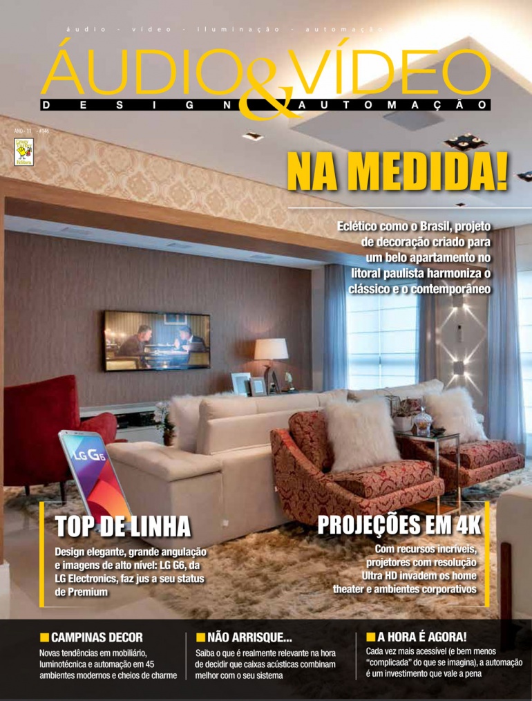 Participação do Ateliê na Campinas Decor é destaque na revista Áudio Vídeo BLOG DECORE